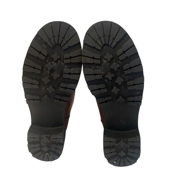 Mia Maylynn Burgundy Combat Style Lace Up Ankle Boots in Ladies Size 8.5 M - Picture 6 of 6